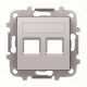 TAPA PLATA CON PERSIANA 2 SOPORTE RJ NIESSEN SKY 8518.2 PL