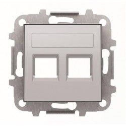 TAPA PLATA CON PERSIANA 2 SOPORTE RJ NIESSEN SKY 8518.2 PL