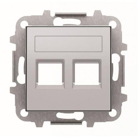TAPA PLATA CON PERSIANA 2 SOPORTE RJ NIESSEN SKY 8518.2 PL