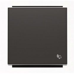 TECLA NEGRO SOLF CON SIMBOLO TIMBRE NIESSEN SKY 8504 NS