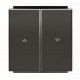 TECLA DOBLE NEGRO SOLF PERSIANAS NIESSEN SKY 8544 NS