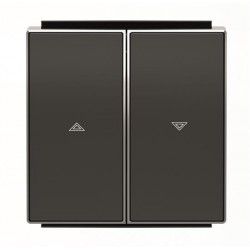 TECLA DOBLE NEGRO SOLF PERSIANAS NIESSEN SKY 8544 NS