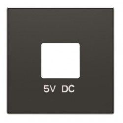 TAPA NEGRO SOLF TOMA CARGADOR USB NIESSEN SKY 8585 NS