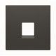TAPA NEGRO SOLF PARA TOMA RJ11  RJ45 NIESSEN SKY 8517 NS