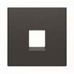 TAPA NEGRO SOLF PARA TOMA RJ11  RJ45 NIESSEN SKY 8517 NS