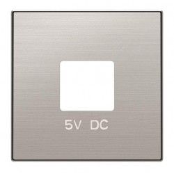 TAPA ACERO INOXIDABLE TOMA CARGADOR USB NIESSEN SKY 8585 AI