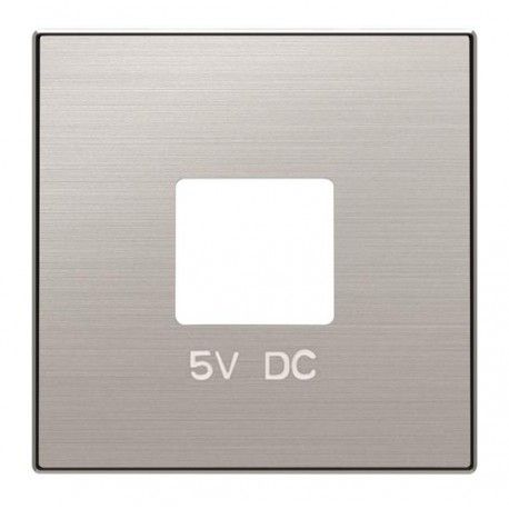 TAPA ACERO INOXIDABLE TOMA CARGADOR USB NIESSEN SKY 8585 AI