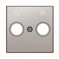 TAPA ACERO INOXIDABLE PARA TOMA TV/R NIESSEN SKY 8550 AI