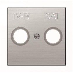 TAPA ACERO INOXIDABLE PARA TOMA TV/R-SAT NIESSEN SKY 8550.1 AI