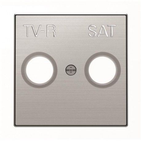 TAPA ACERO INOXIDABLE PARA TOMA TV/R-SAT NIESSEN SKY 8550.1 AI