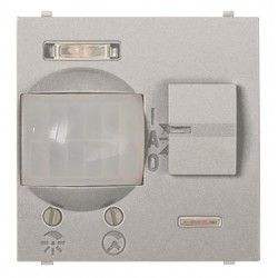 DETECTOR MOVIMIENTO MODULAR PLATA PULSADOR SIN GRABADO PLATA NIESSEN ZENIT N2241PL