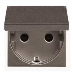 BASE ENCHUFE 2P+T SCHUKO ANTRACITA NIESSEN ZENIT N2288.1AN