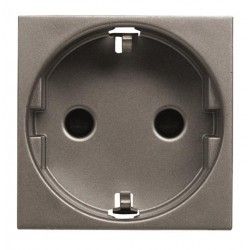 BASE ENCHUFE 2P+T SCHUKO ANTRACITA NIESSEN ZENIT N2288AN