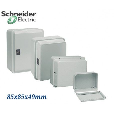CAJA METALICA DE CONEXION DBN 85X85X49MM IP55 SCHNEIDER