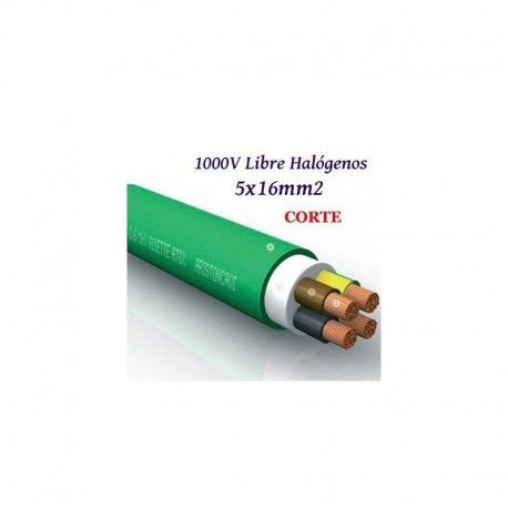 MANGUERA RZ1-K 5X16MM2 LIBRE HALOGENOS 1000V - POR METROS