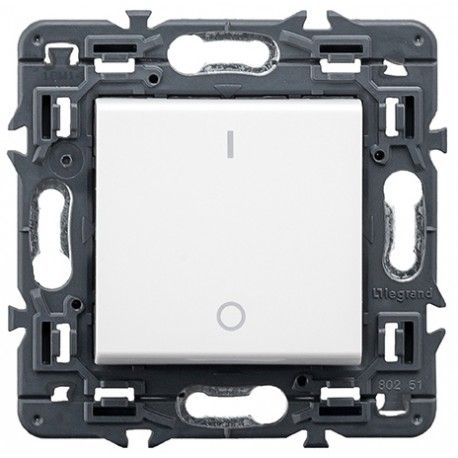 INTERRUPTOR BIPOLAR 16A BLANCO LEGRAND VALENA NEXT 741256