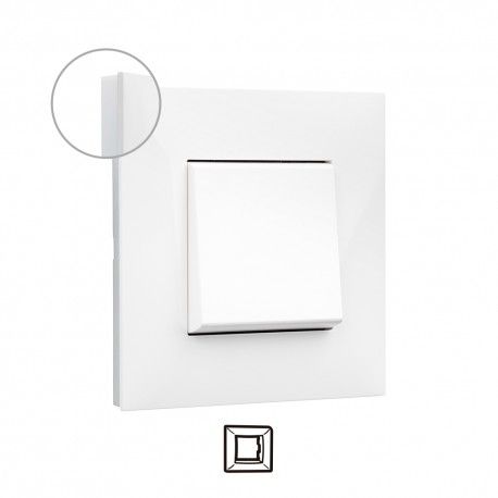 MARCO 1 ELEMENTO BLANCO CON BASE OPAL LEGRAND VALENA NEXT 741001