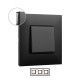 MARCO 3 ELEMENTOS DARK CON BASE FUME LEGRAND VALENA NEXT 741053