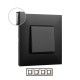 MARCO 4 ELEMENTOS DARK CON BASE FUME LEGRAND VALENA NEXT 741054