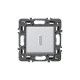 CONMUTADOR 1P 10A ALUMINIO ILUMINABLE LEGRAND VALENA NEXT 741341