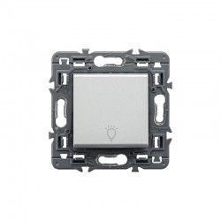 PULSADOR ALUMINIO CON SIMBOLO LAMPARA LEGRAND VALENA NEXT 741388