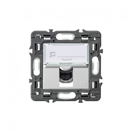 BASE RJ45 ALUMINIO UTP CATEGORIA 6 LEGRAND VALENA NEXT 741375