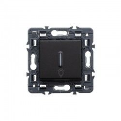 PULSADOR DARK ILUMINABLE CON SIMBOLO LAMPARA LEGRAND VALENA NEXT 741489