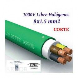 MANGUERA RZ1-K 8X1,5 MM2 LIBRE HALOGENOS 1000V - PRECIO POR METROS