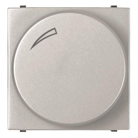 REGULADOR GIRATORIO PLATA PULSADOR SIN GRABADO PLATA NIESSEN ZENIT N2260.2PL