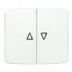 TECLA DOBLE PARA PERSIANAS BLANCO ALPINO NIESSEN ARCO 8244 BA