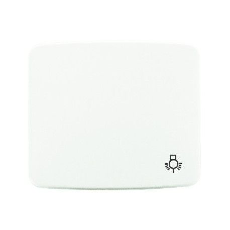 TECLA CON SIMBOLO DE LUZ BLANCO ALPINO NIESSEN ARCO 8204.2 BA