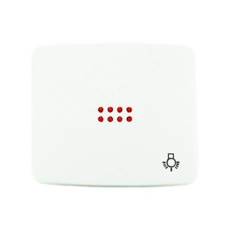TECLA VISOR Y SIMBOLO LUZ BLANCO ALPINO NIESSEN ARCO 8204.4 BA