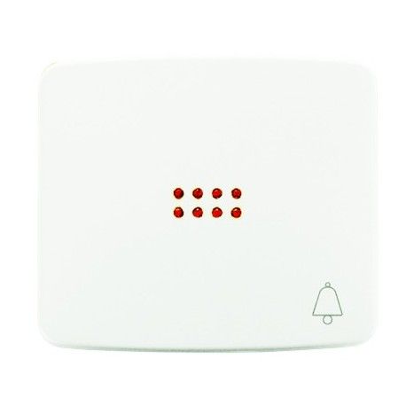 TECLA VISOR Y SIMBOLO CAMPANA BLANCO ALPINO NIESSEN ARCO 8204.3 BA