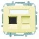 TAPA DOBLE INTERNET RJ45 BLANCO MARFIL NIESSEN ARCO 8218.2 BM