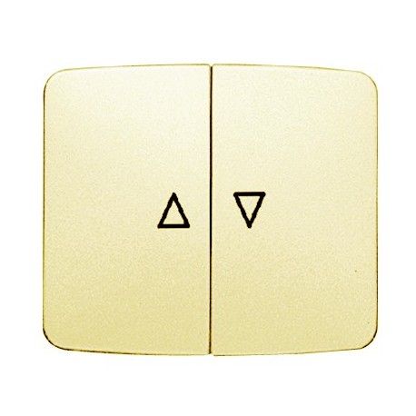 TECLA DOBLE PARA PERSIANAS BLANCO MARFIL NIESSEN ARCO 8244 BM