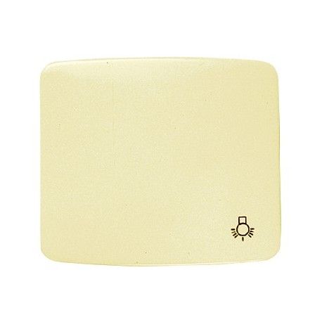 TECLA CON SIMBOLO DE LUZ BLANCO MARFIL NIESSEN ARCO 8204.2 BM
