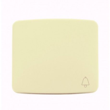 TECLA CON SIMBOLO DE CAMPANA BLANCO MARFIL NIESSEN ARCO 8204 BM
