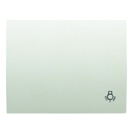TECLA CON SIMBOLO DE LUZ BLANCO JAZMIN NIESSEN OLAS 8404.2 BL