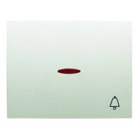TECLA VISOR Y SIMBOLO CAMPANA BLANCO JAZMIN NIESSEN OLAS 8404.3 BL