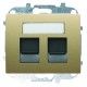 TAPA DOBLE INTERNET RJ45 ARENA NIESSEN OLAS 8418.2 AR