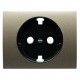 TAPA DE ENCHUFE COBRE SATEN NIESSEN OLAS 8488 CS