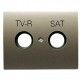 TAPA DE TV R-TV/SAT COBRE SATEN NIESSEN OLAS 8450.1 CS