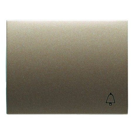 TECLA CON SIMBOLO DE CAMPANA COBRE SATEN NIESSEN OLAS 8404 CS