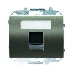 TAPA PARA INTERNET RJ45 ACERO PERLA NIESSEN OLAS 8418.1 AP