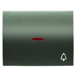 TECLA VISOR Y SIMBOLO CAMPANA ACERO PERLA NIESSEN OLAS 8404.3 AP