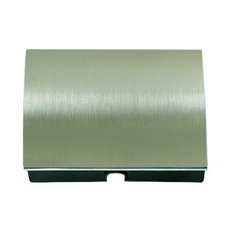 TAPA DE SALIDA DE CABLES ACERO PULIDO NIESSEN OLAS 8407 AL