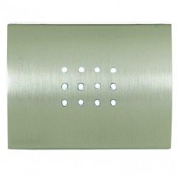 TAPA DE ZUMARDOR ACERO PULIDO NIESSEN OLAS 8419 AL