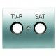 TAPA DE TV R-TV/SAT TITANIO NIESSEN OLAS 8450.1 TT