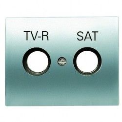 TAPA DE TV R-TV/SAT TITANIO NIESSEN OLAS 8450.1 TT