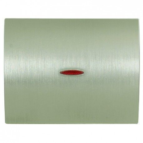 TECLA CON VISOR ACERO PULIDO NIESSEN OLAS 8401.3 AL
